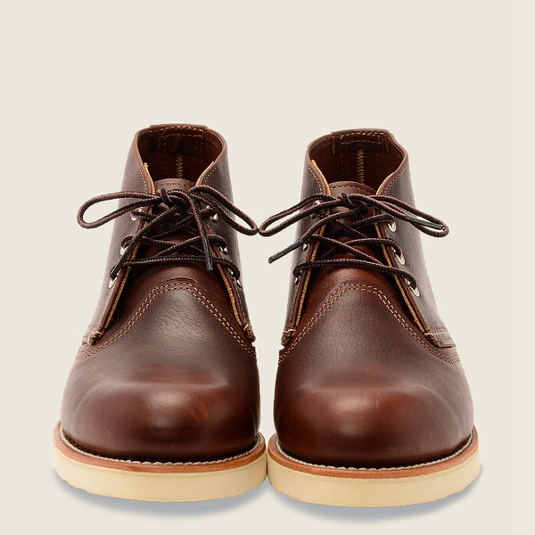 Chaussures Red Wing Heritage - Work - Chukka Oil-Slick Cuir - Marron - Homme 387OHWMGB